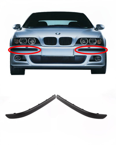 Front style bumper molding - front,